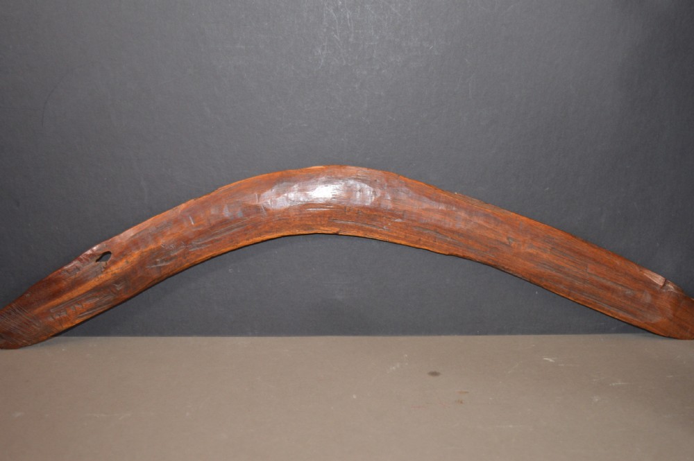 Hand Carved Australian Aboriginal Boomerang,c1890 View II
