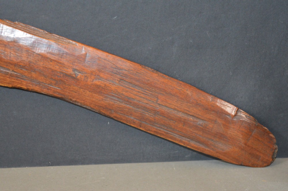 Hand Carved Australian Aboriginal Boomerang,c1890 View V