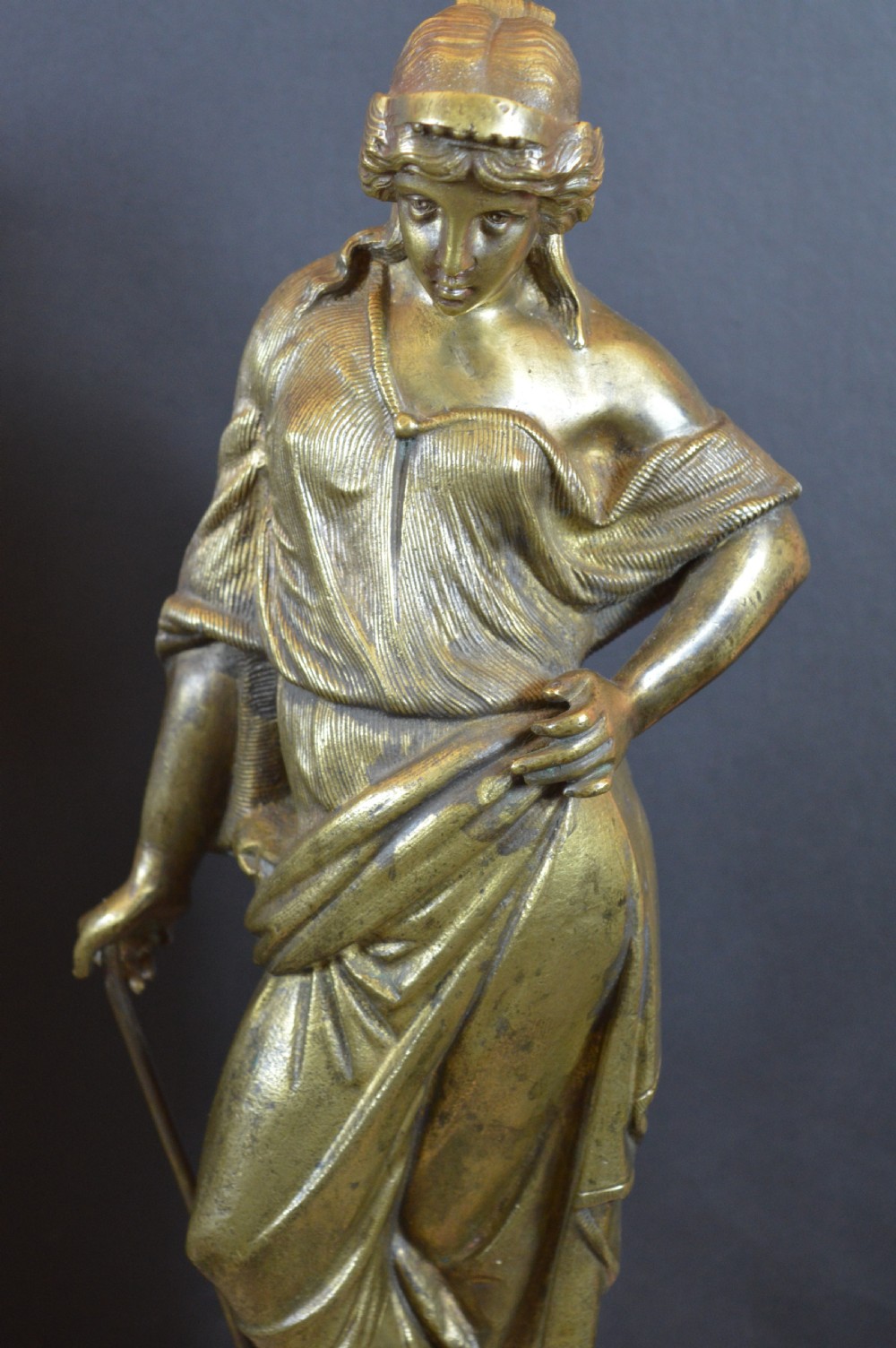 Pair Large (10kg) Grand Tour Statues, c1880 View V