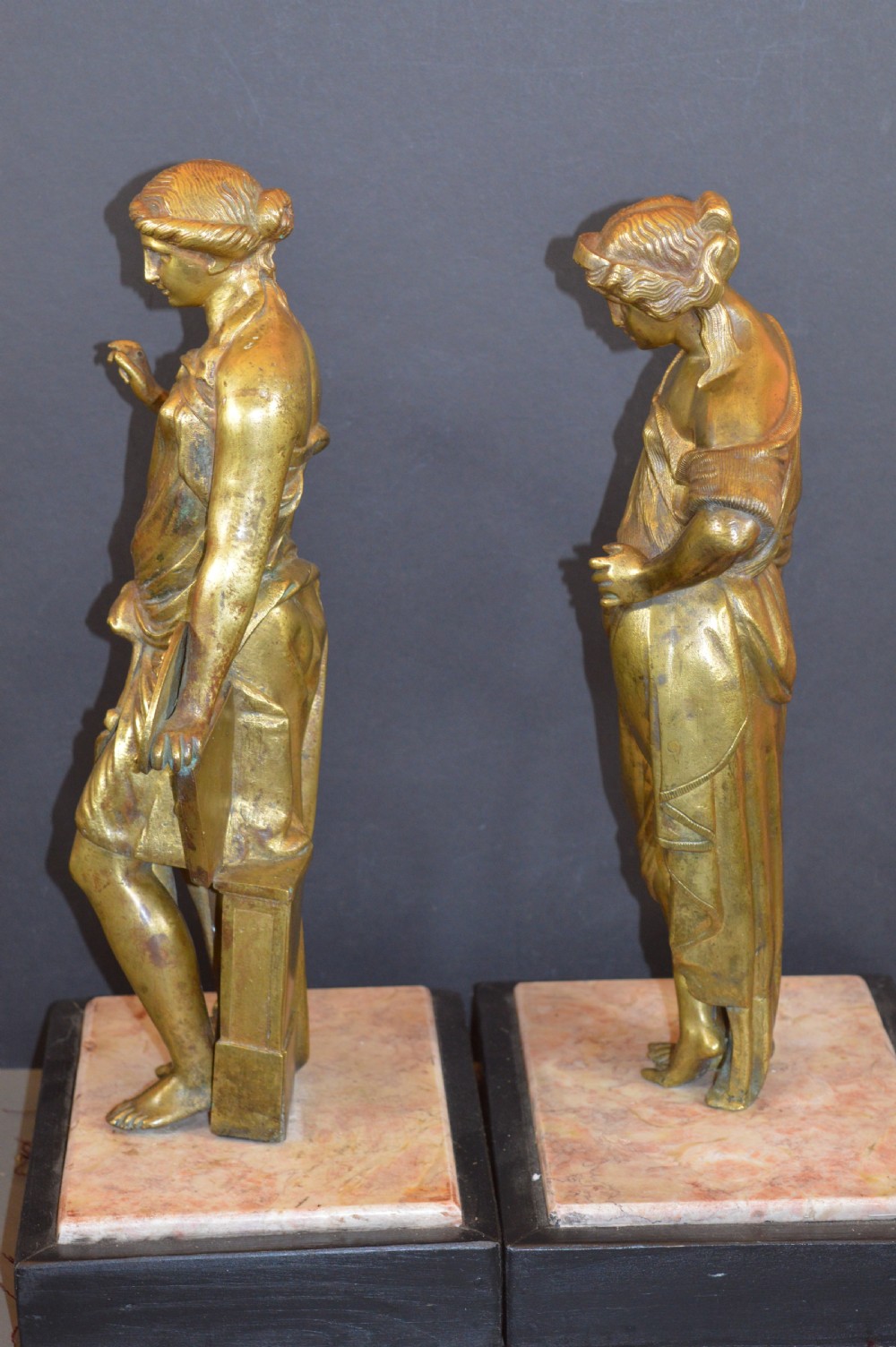 Pair Large (10kg) Grand Tour Statues, c1880 View VI