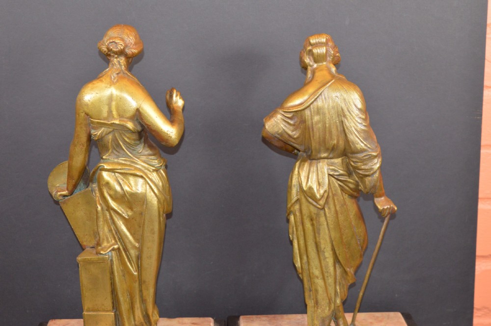 Pair Large (10kg) Grand Tour Statues, c1880 View VII