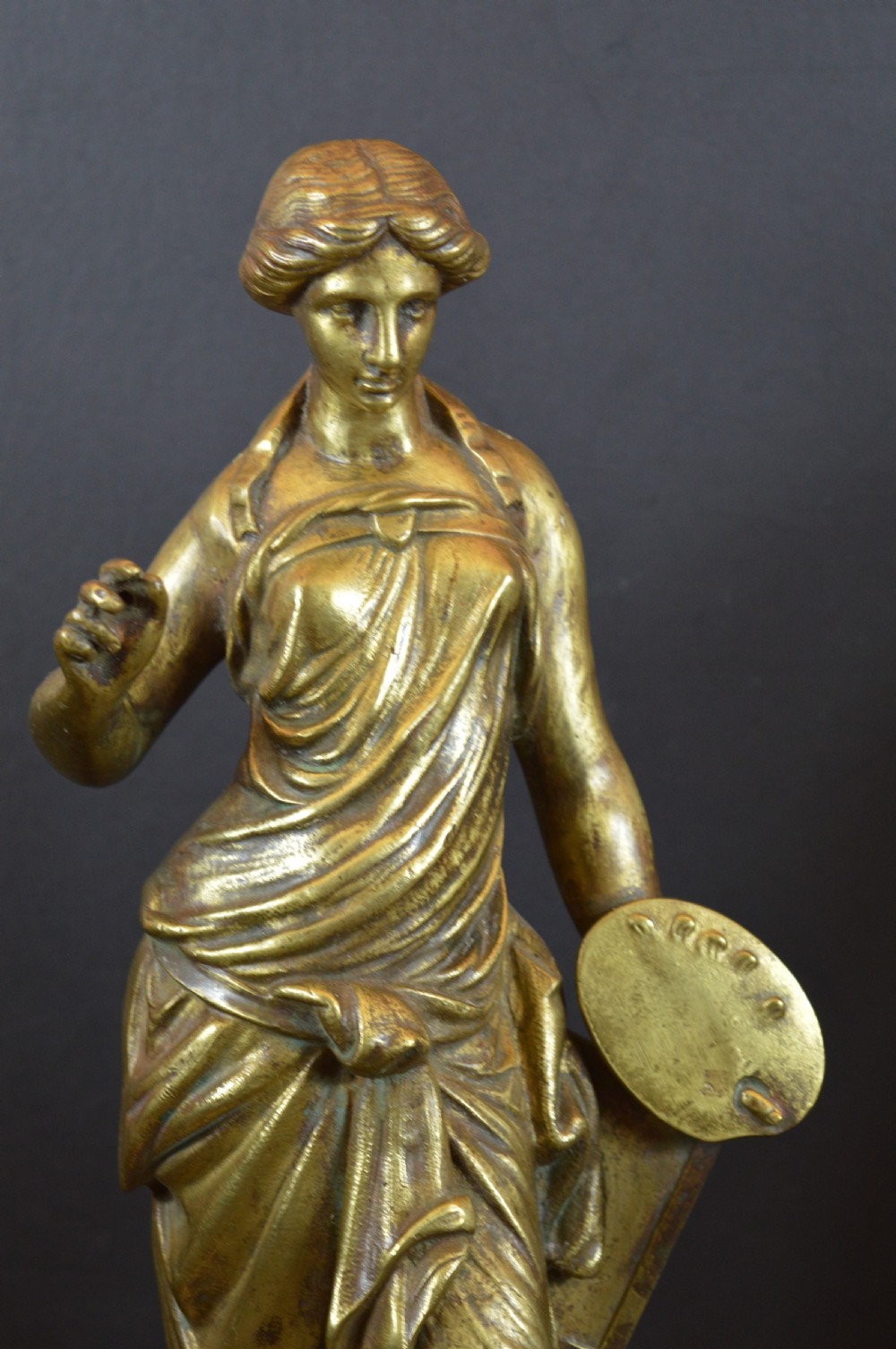 Pair Large (10kg) Grand Tour Statues, c1880 View VIII