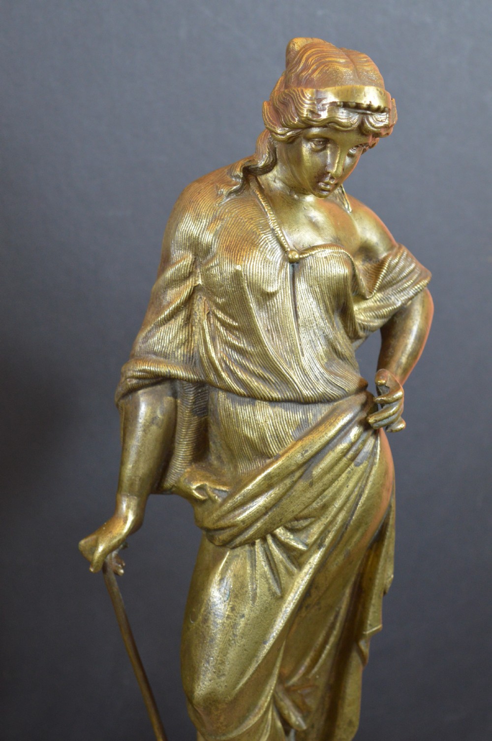 Pair Large (10kg) Grand Tour Statues, c1880 View IX