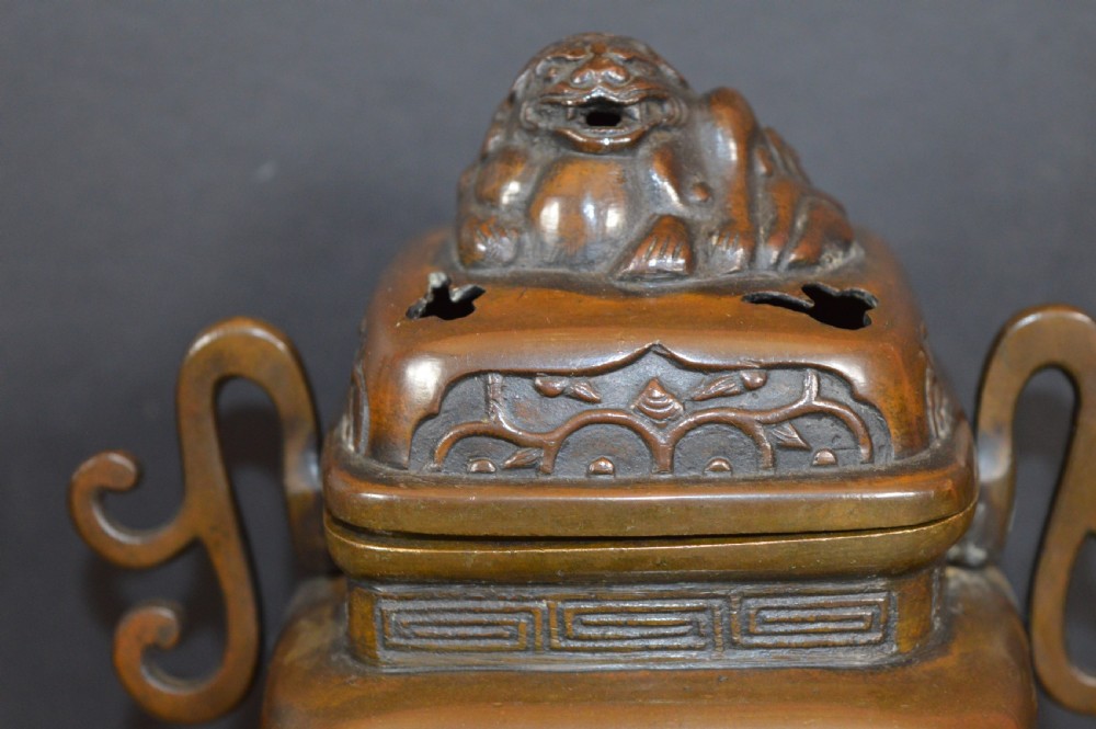 Fine Chinese Bronze Censer, c 1890 View II