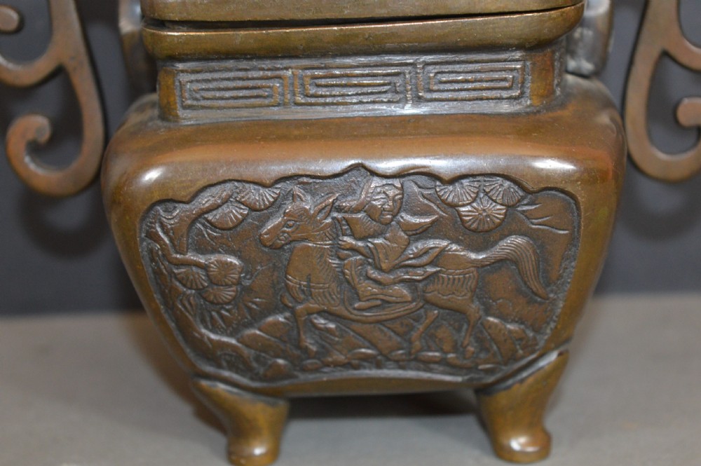 Fine Chinese Bronze Censer, c 1890 View III