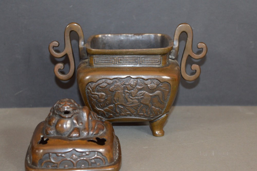 Fine Chinese Bronze Censer, c 1890 View IV