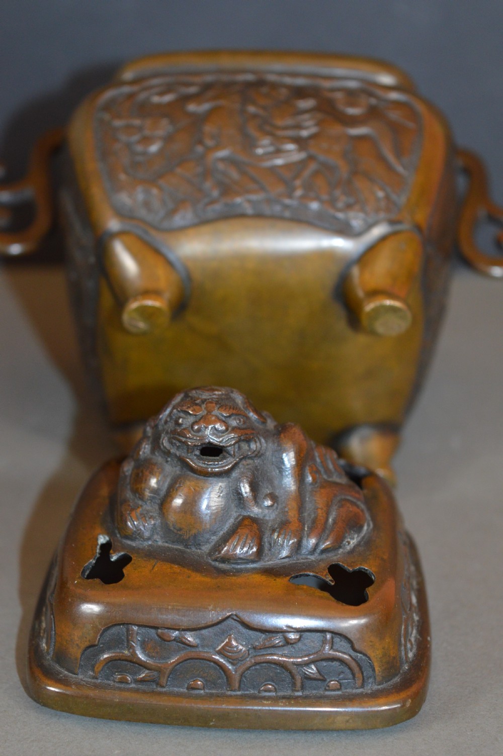Fine Chinese Bronze Censer, c 1890 View VI
