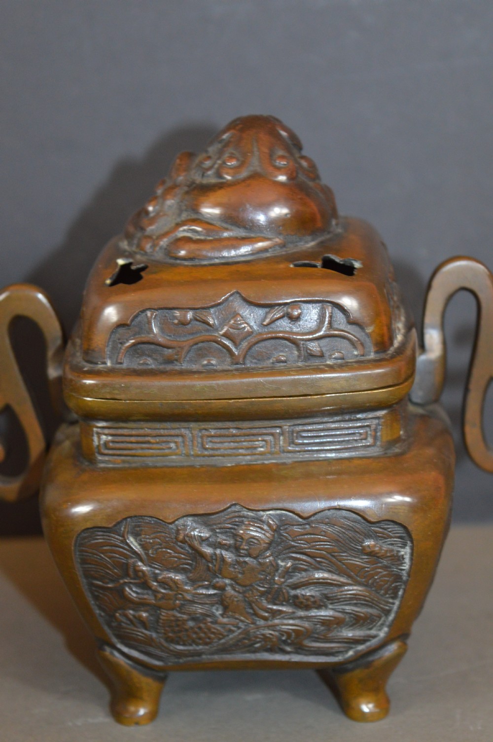 Fine Chinese Bronze Censer, c 1890 View VIII
