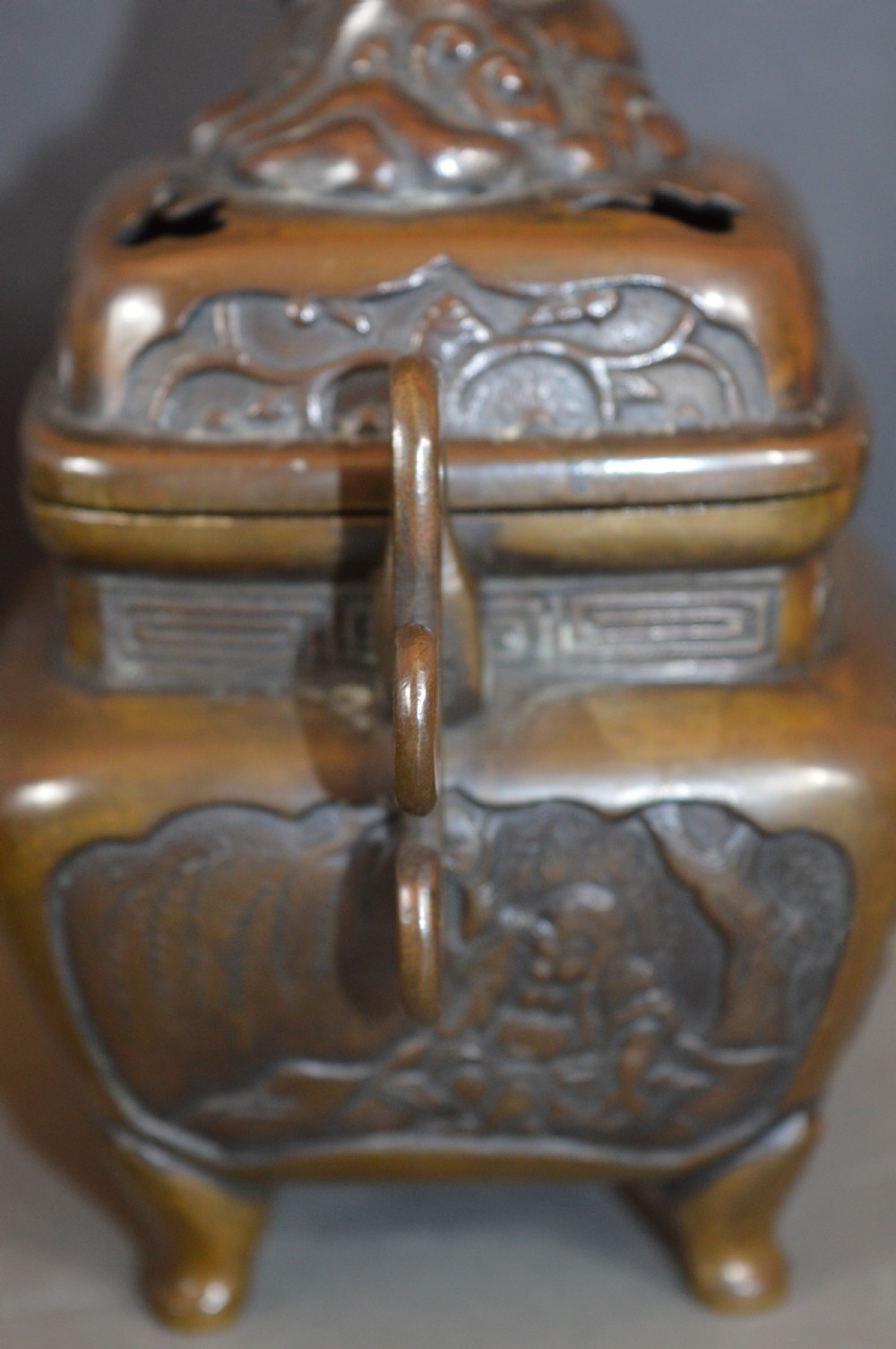 Fine Chinese Bronze Censer, c 1890 View IX
