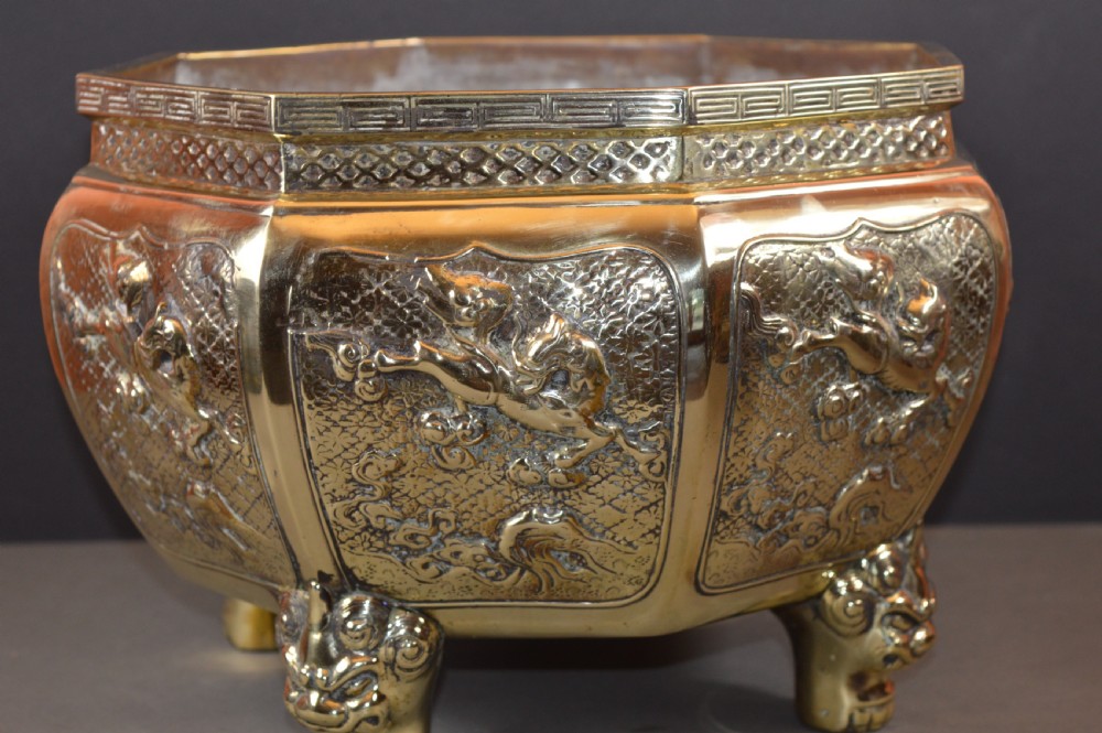 Large (7kg) Chinese/Sino-Tibetan Bowl/Jardiniere, c1880