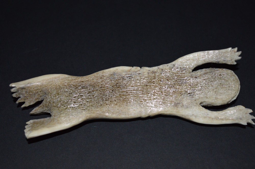 2  Inuit Tupilak Carved Bone Figures,c1890 View V