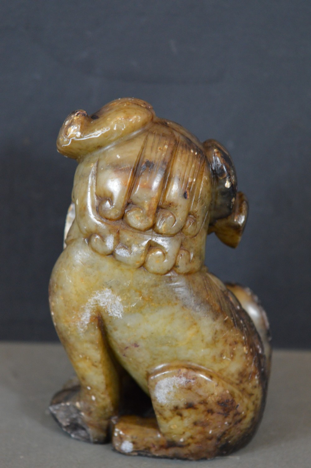 Chinese Hard Stone Statue Fo Dog/Temple Lion, c1850 View IV