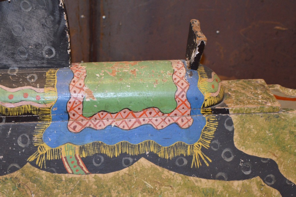 Hand Painted Folk Art Rocking Horse, c1890 View III