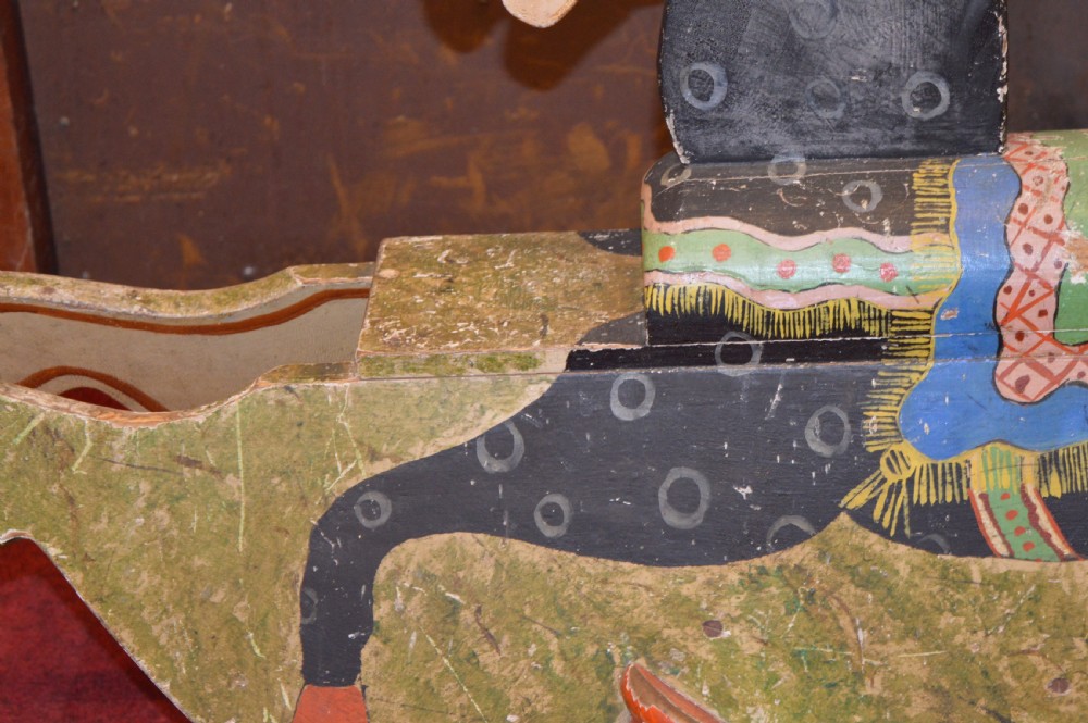 Hand Painted Folk Art Rocking Horse, c1890 View V