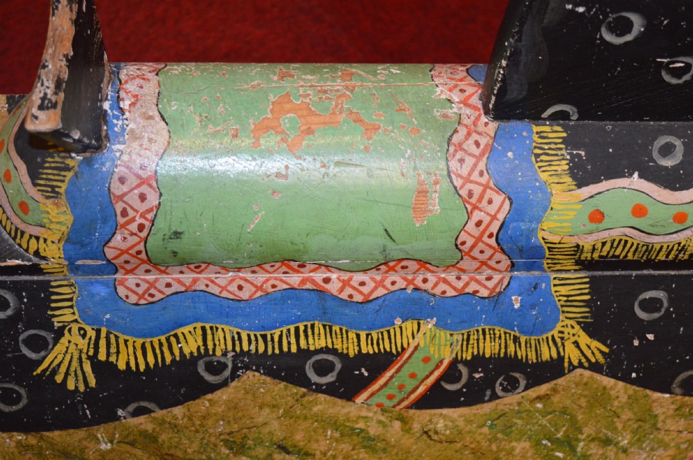Hand Painted Folk Art Rocking Horse, c1890 View VI