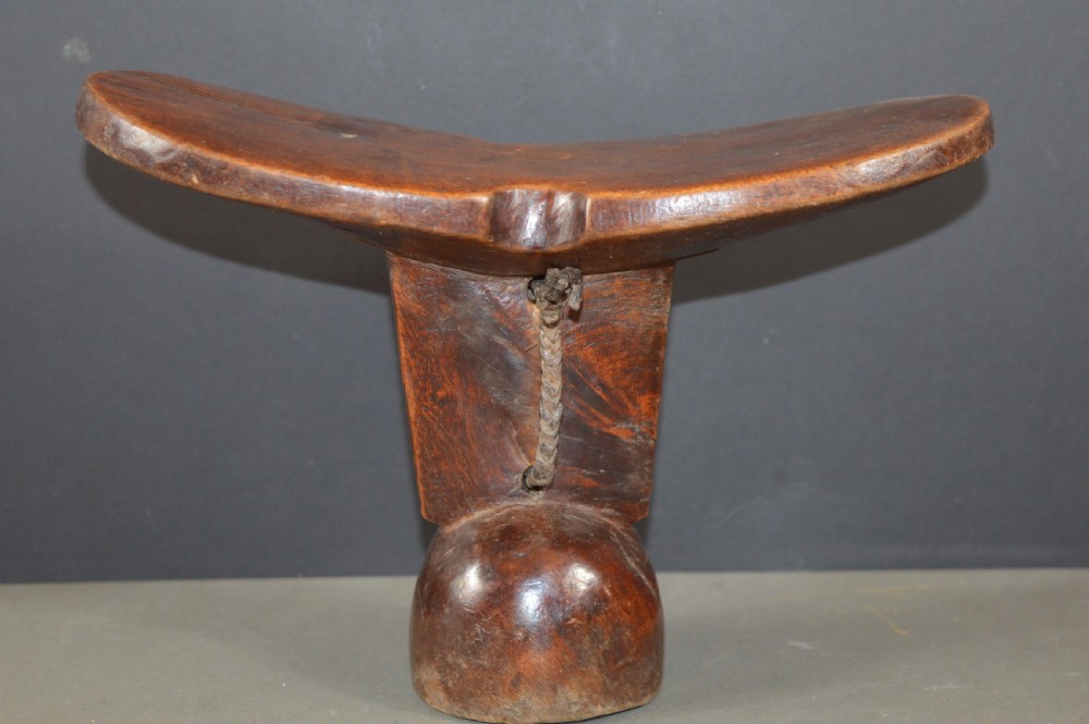 African Ethiopian Hand Carved Head Rest, c1890 View III