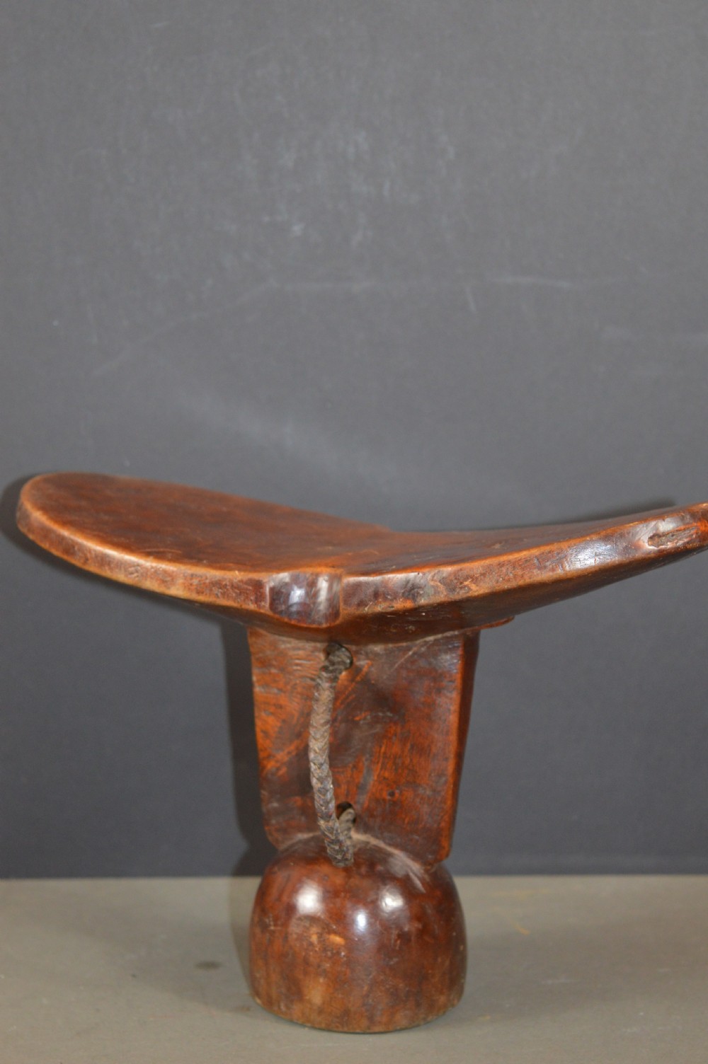 African Ethiopian Hand Carved Head Rest, c1890 View V