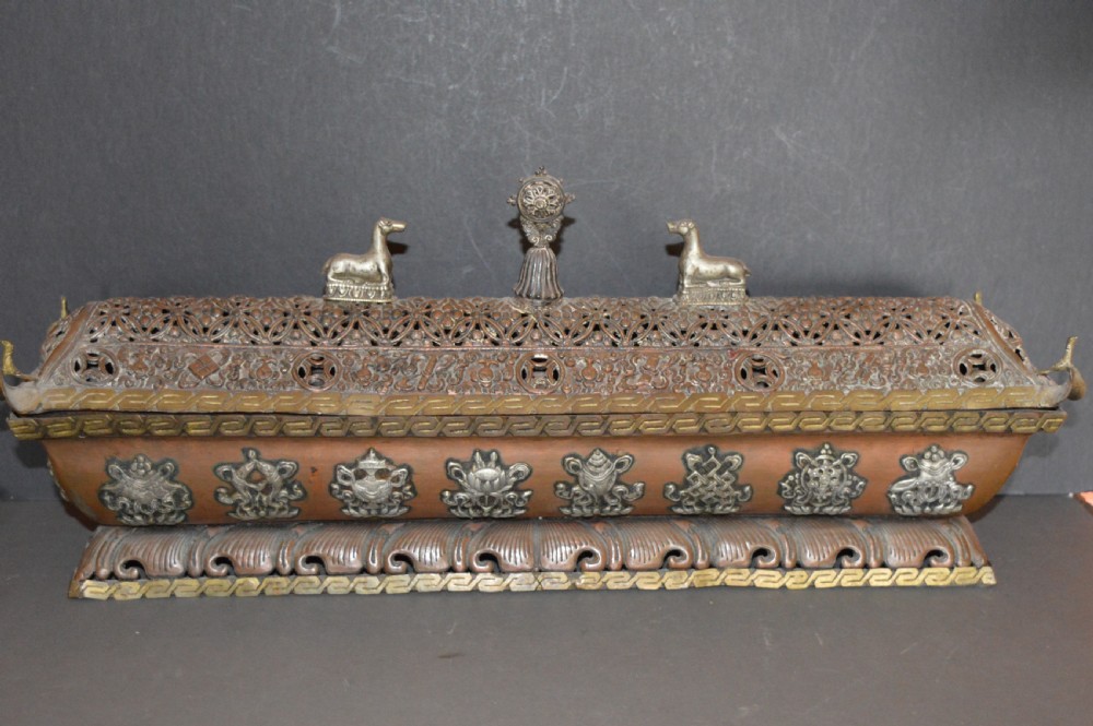 Large (2.7kg) Tibetan Temple Incense Burner, c1890