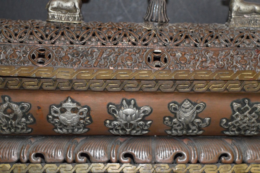 Large (2.7kg) Tibetan Temple Incense Burner, c1890 View II