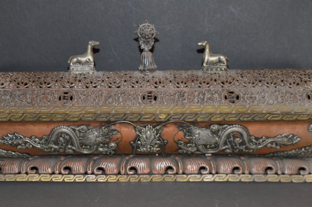 Large (2.7kg) Tibetan Temple Incense Burner, c1890 View VIII