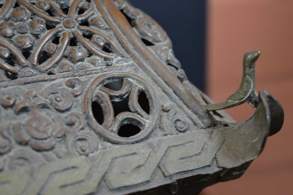 Large (2.7kg) Tibetan Temple Incense Burner, c1890 View XII