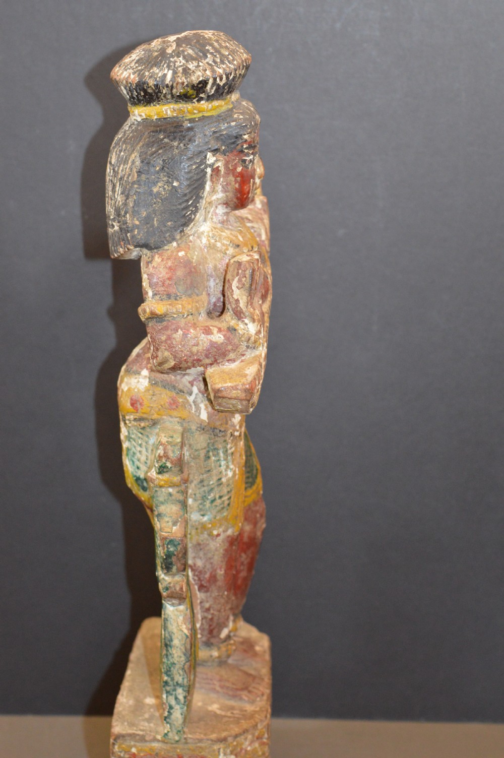 Indian Polychrome Statue Goddess Saraswati, c1790 View V