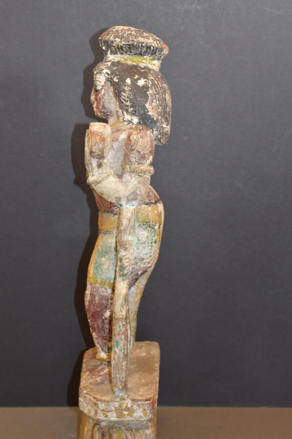 Indian Polychrome Statue Goddess Saraswati, c1790 View VII
