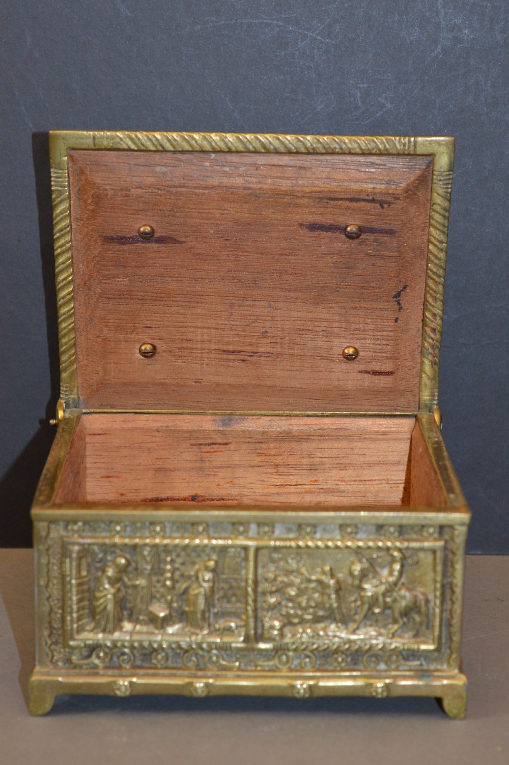 French Bronze Casket/Box, c1890 View II