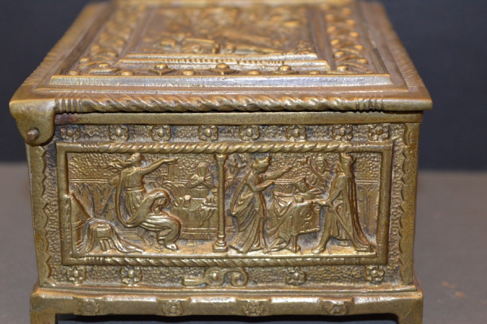 French Bronze Casket/Box, c1890 View III