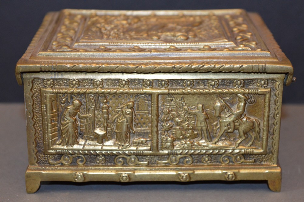 French Bronze Casket/Box, c1890 View IV