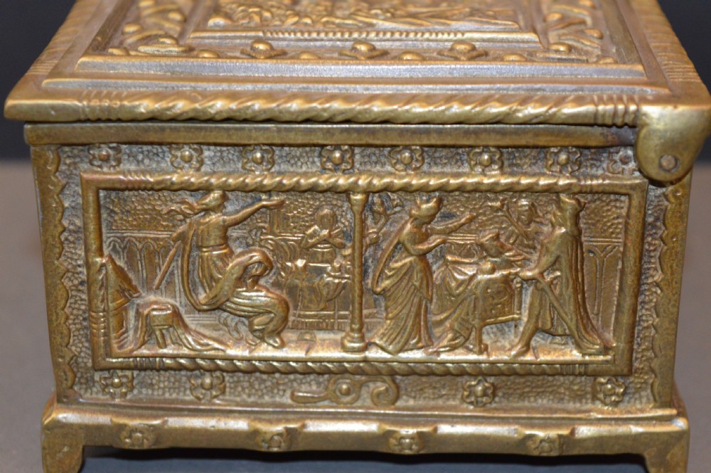 French Bronze Casket/Box, c1890 View V