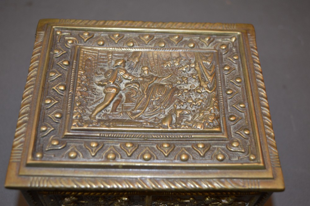 French Bronze Casket/Box, c1890 View VI
