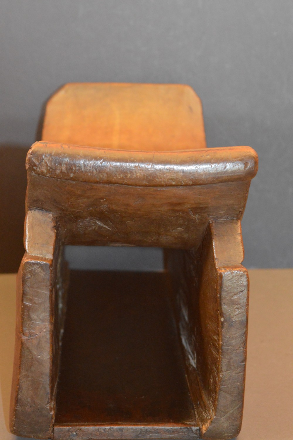 African Hardwood Tribal Head Rest, c1890 View IV