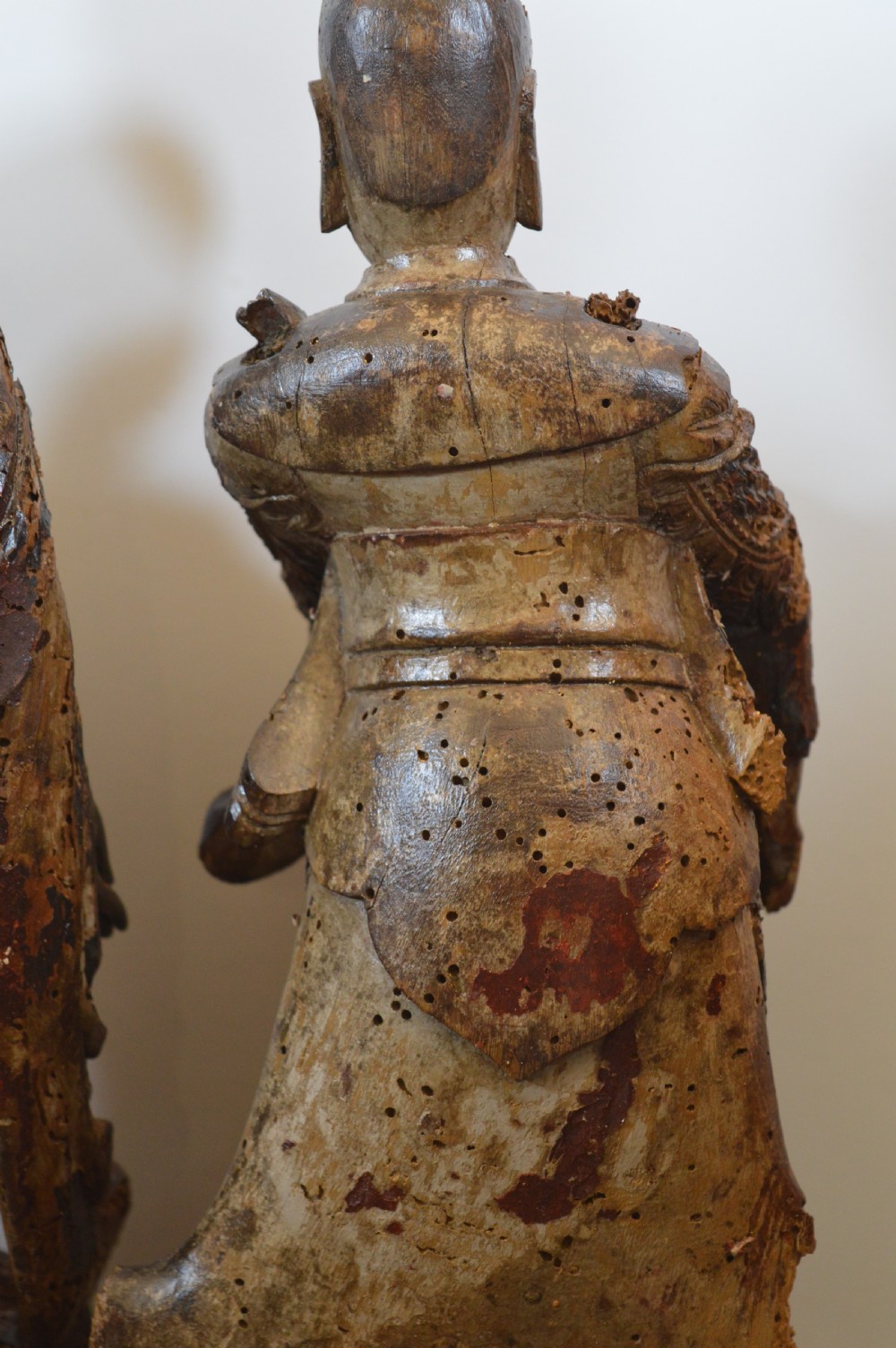 2 Ming Dynasty Chinese Carved Buddhist Statues, c1600 View VIII