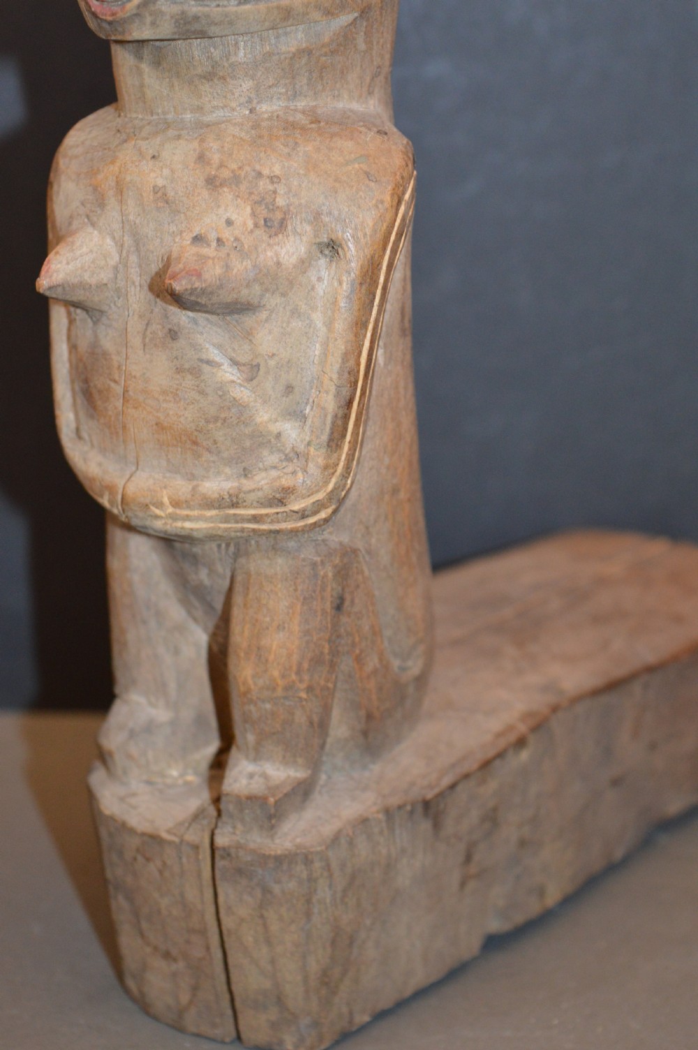 Oceanic Carved Wood Fertility Statue, c1880 View III