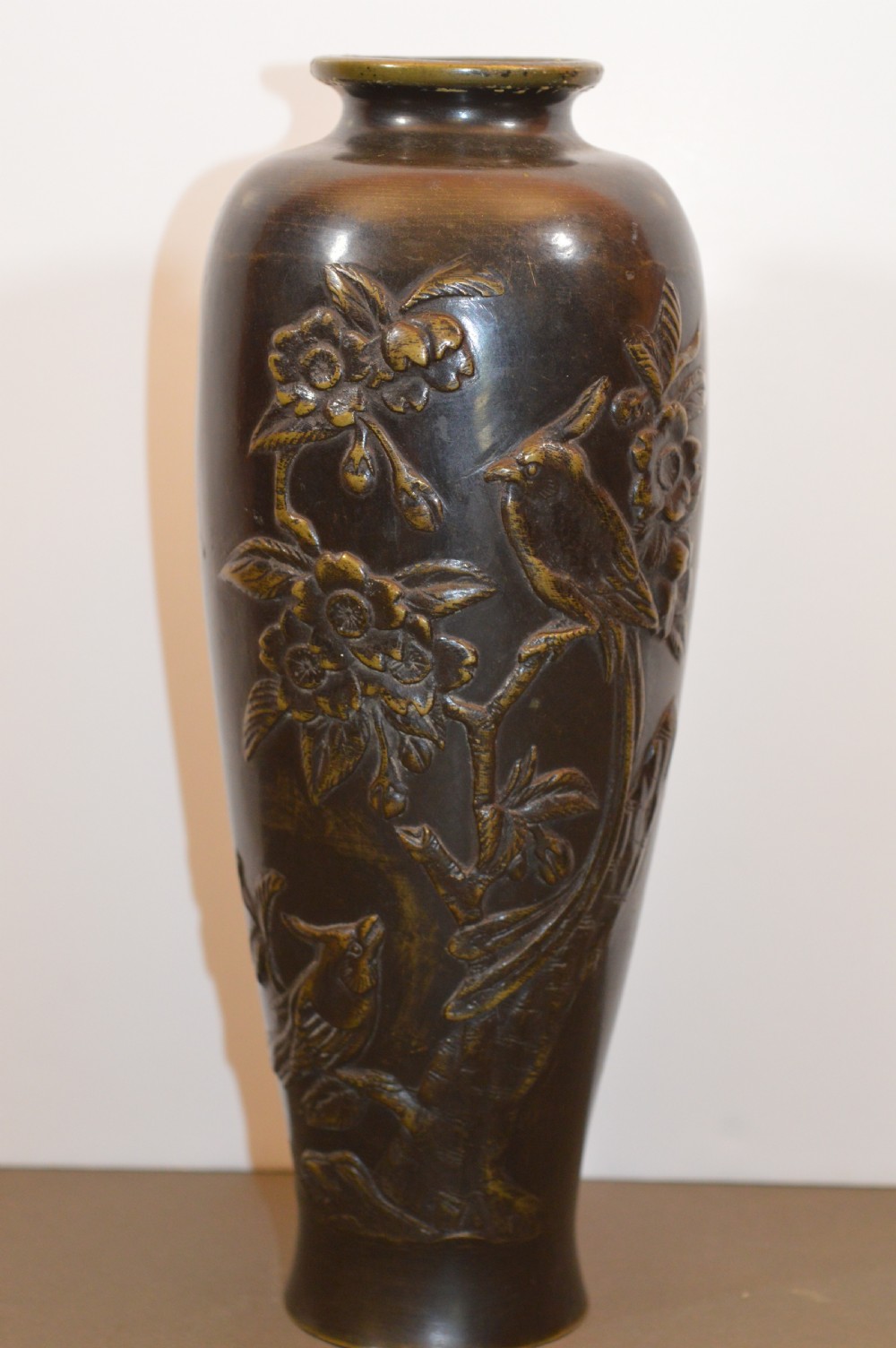 19th Century Japanese Bronze Vase, c1870