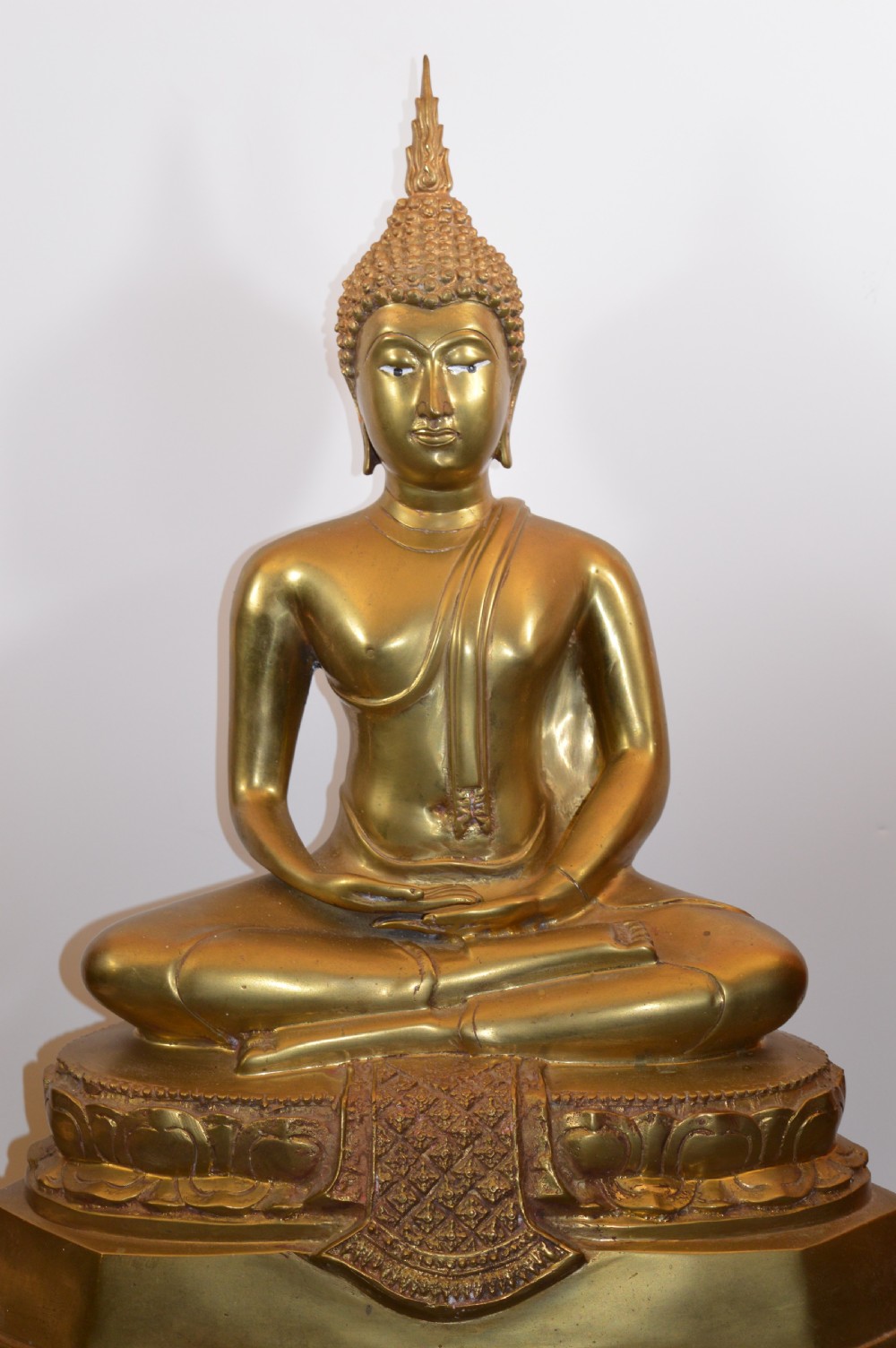 Large (6.8kg) Thai Bronze Buddha, c1930