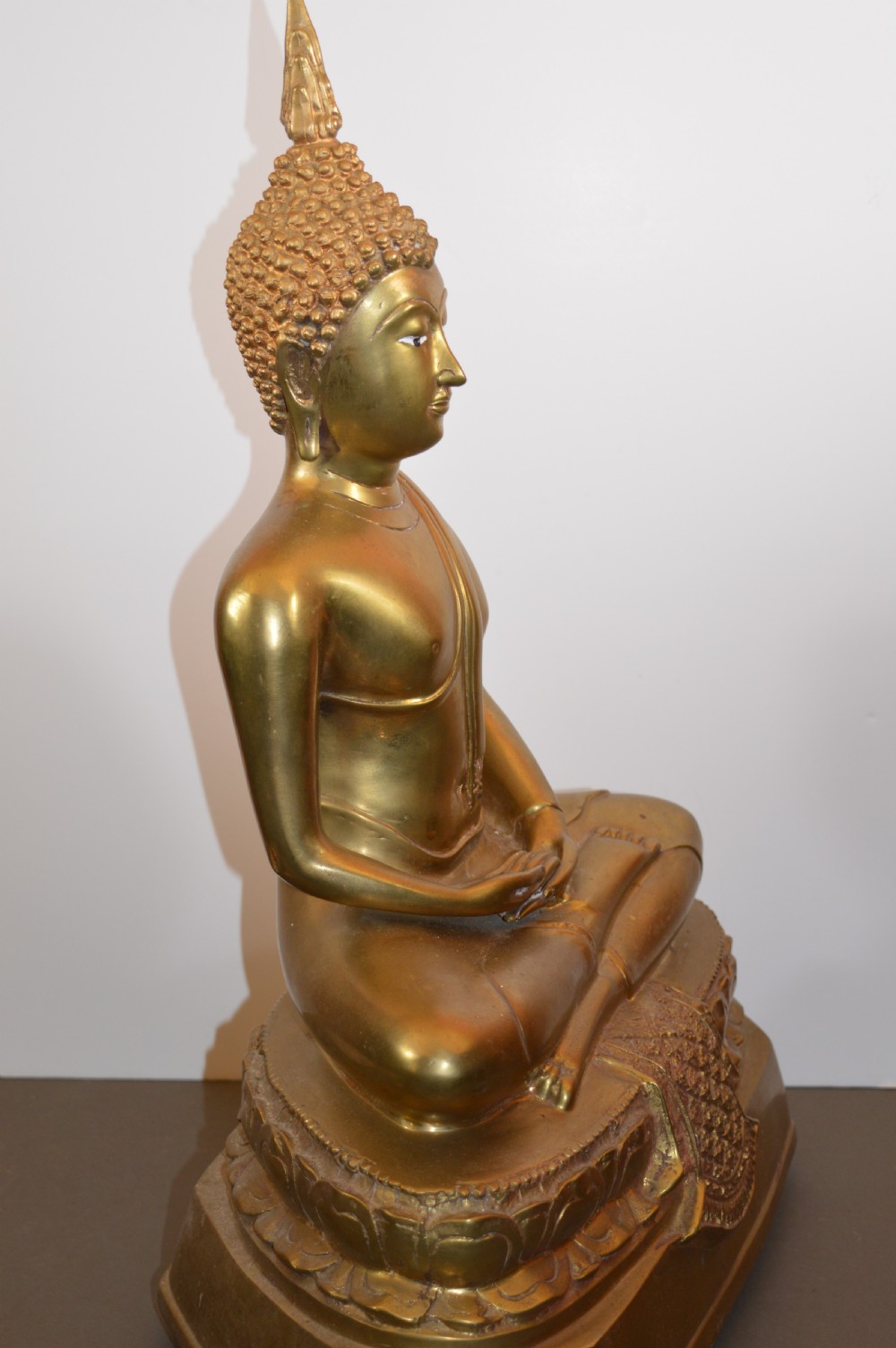 Large (6.8kg) Thai Bronze Buddha, c1930 View V