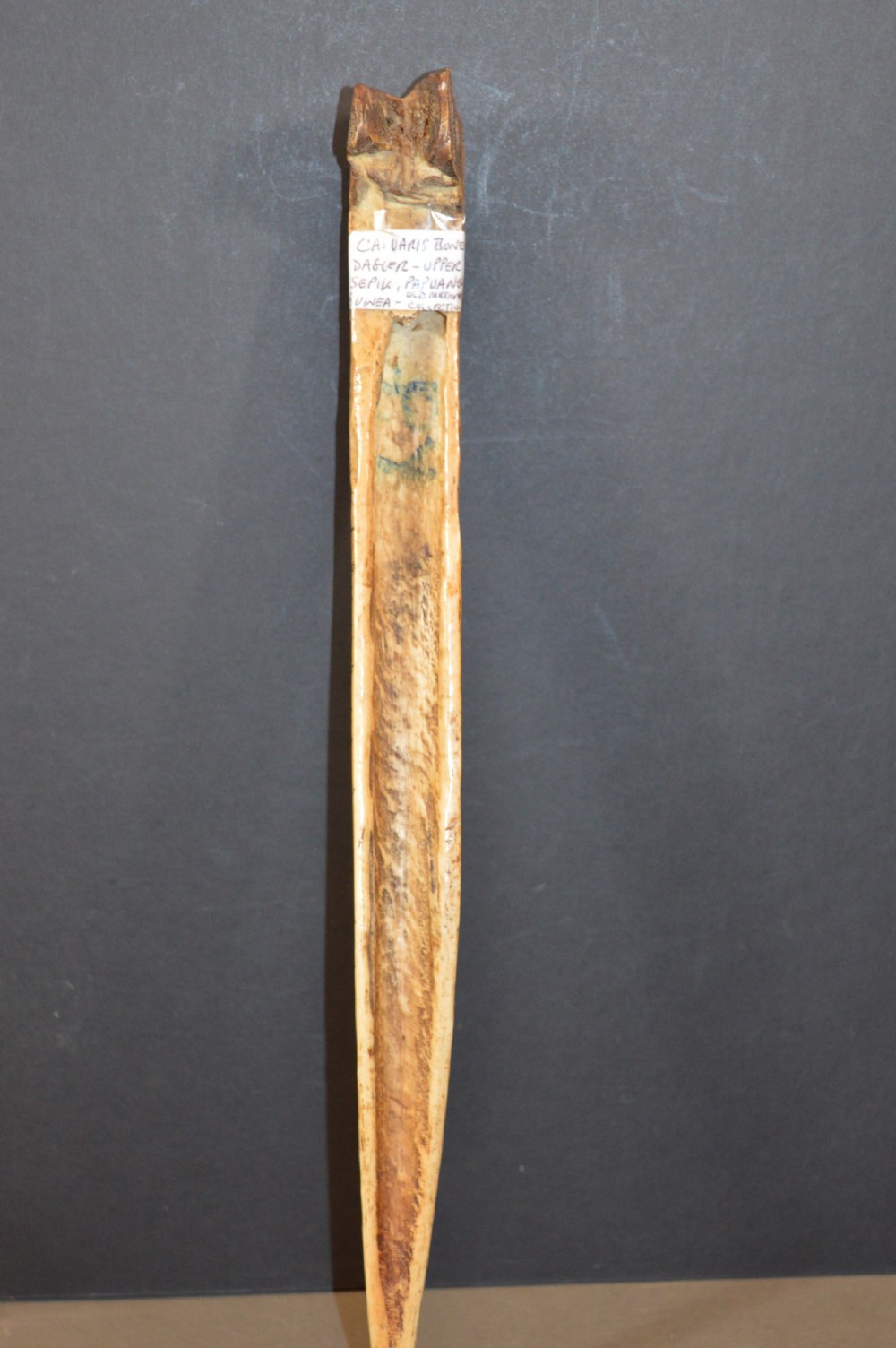 Tribal Sepik River Cassowary Bone Dagger,c1890 View V