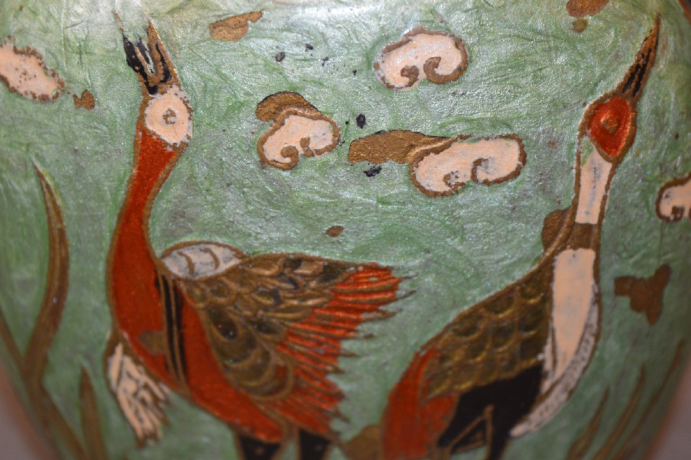 Japanese Bronze Cloisonné Brush Pot,c1870 View VII