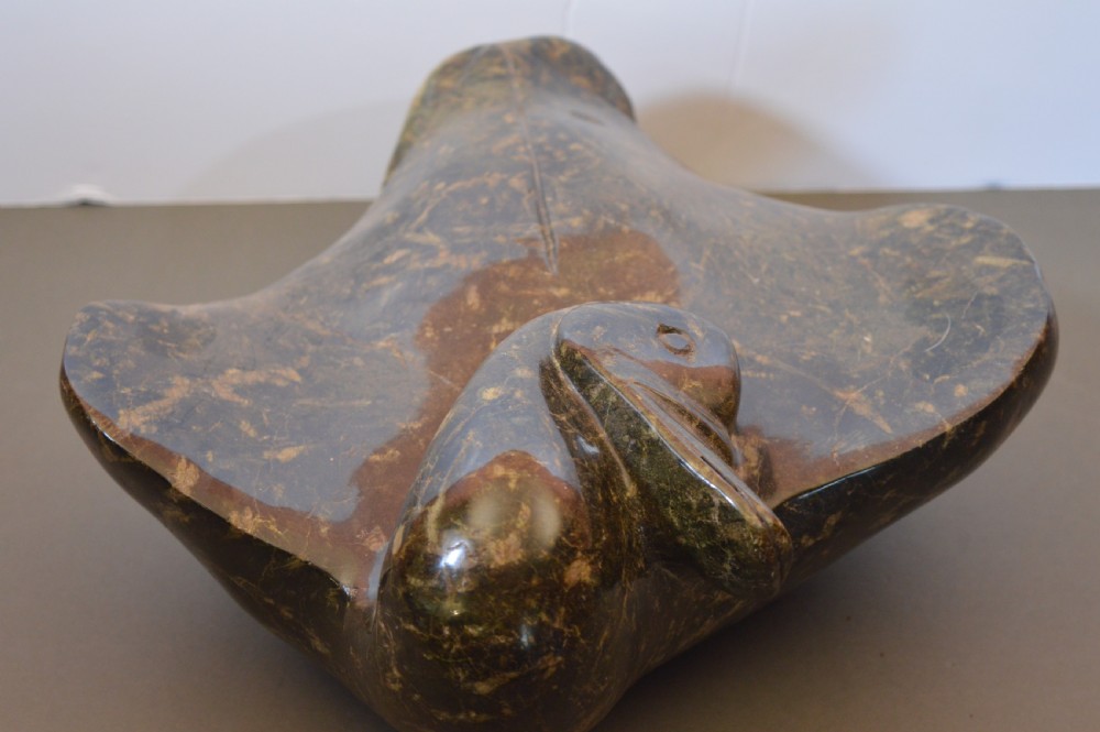 Large (10kg) Inuit Stone Bird Statue,c1920 View IV
