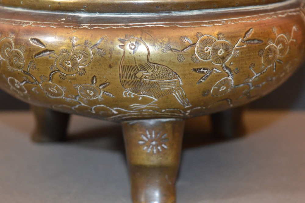 Early 19th Century Chinese Bronze Censer,c1820 View II
