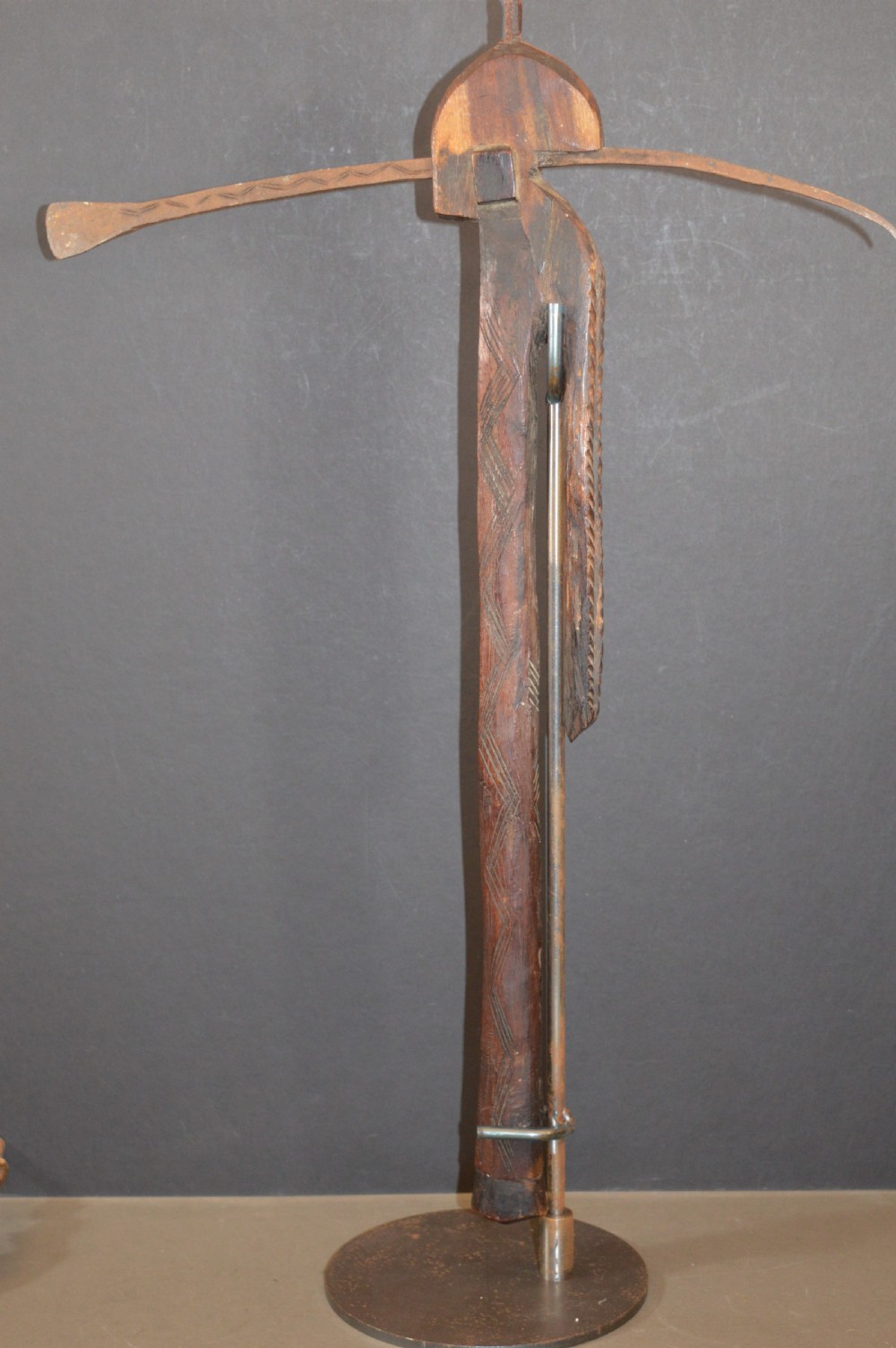 African Mossi Tribal Axe on Stand,c1920