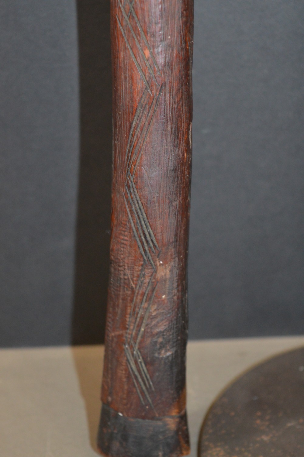 African Mossi Tribal Axe on Stand,c1920 View IX