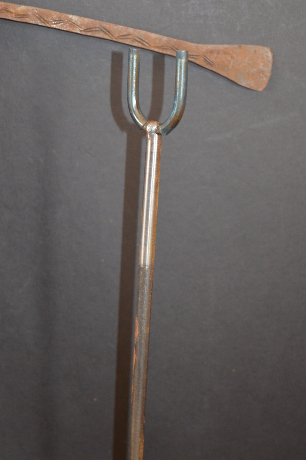 African Mossi Tribal Axe on Stand,c1920 View XI