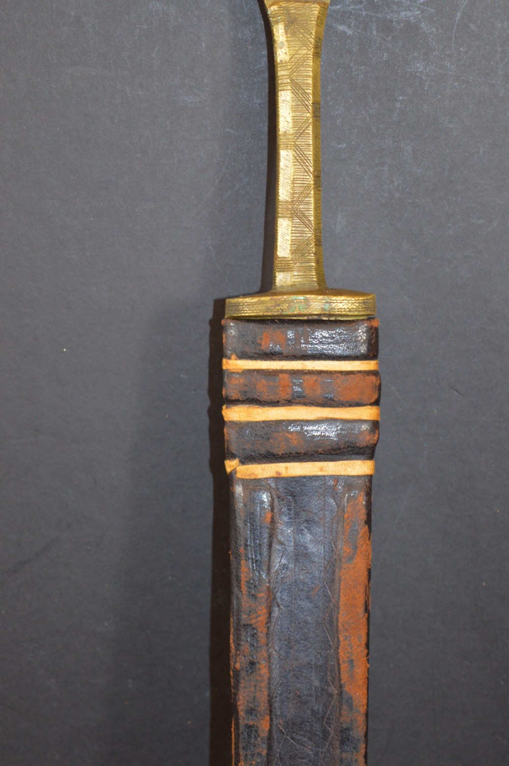 African Tuareg Sword / Scabbard,c1890 View IV