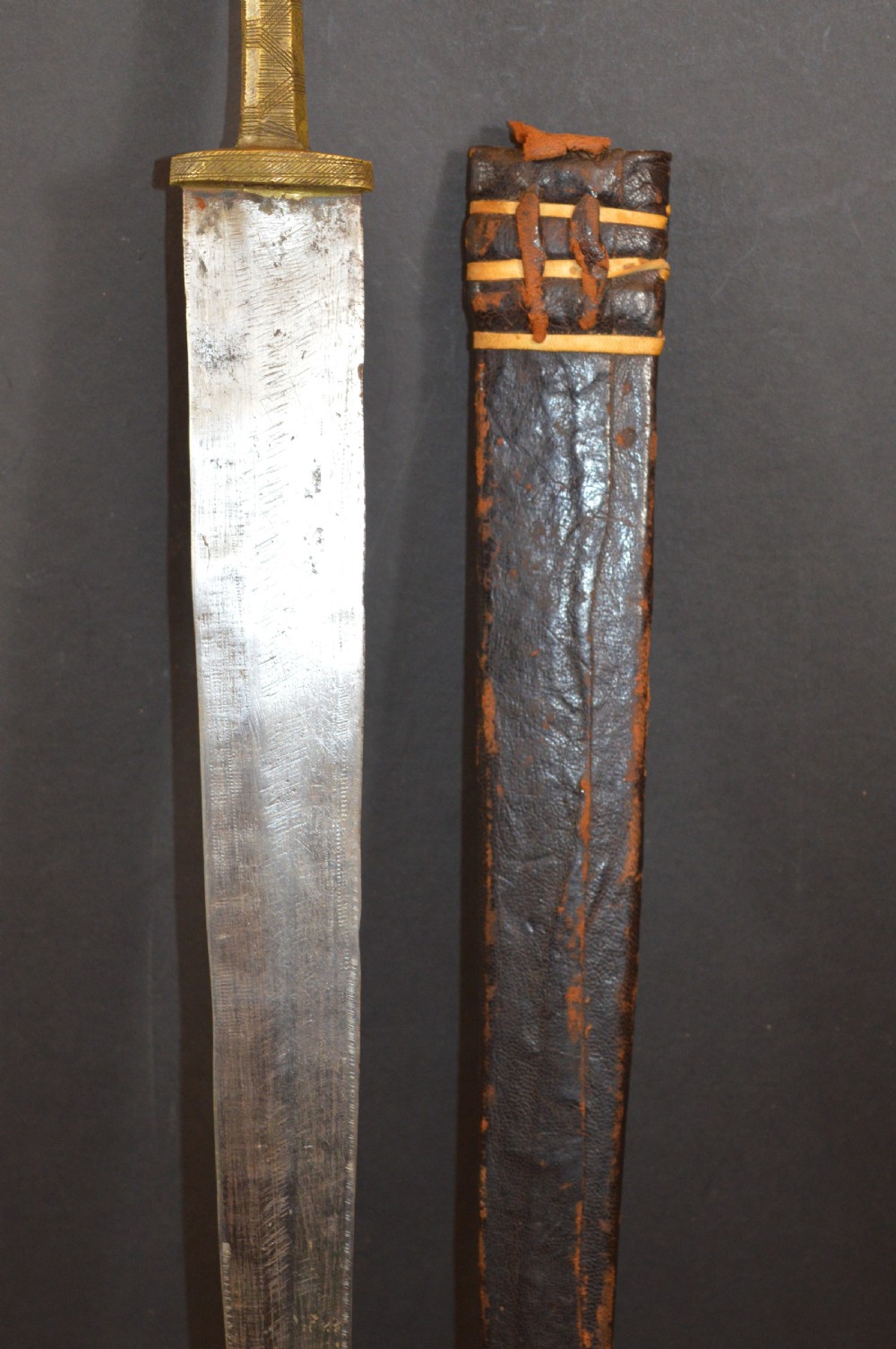 African Tuareg Sword / Scabbard,c1890 View XI