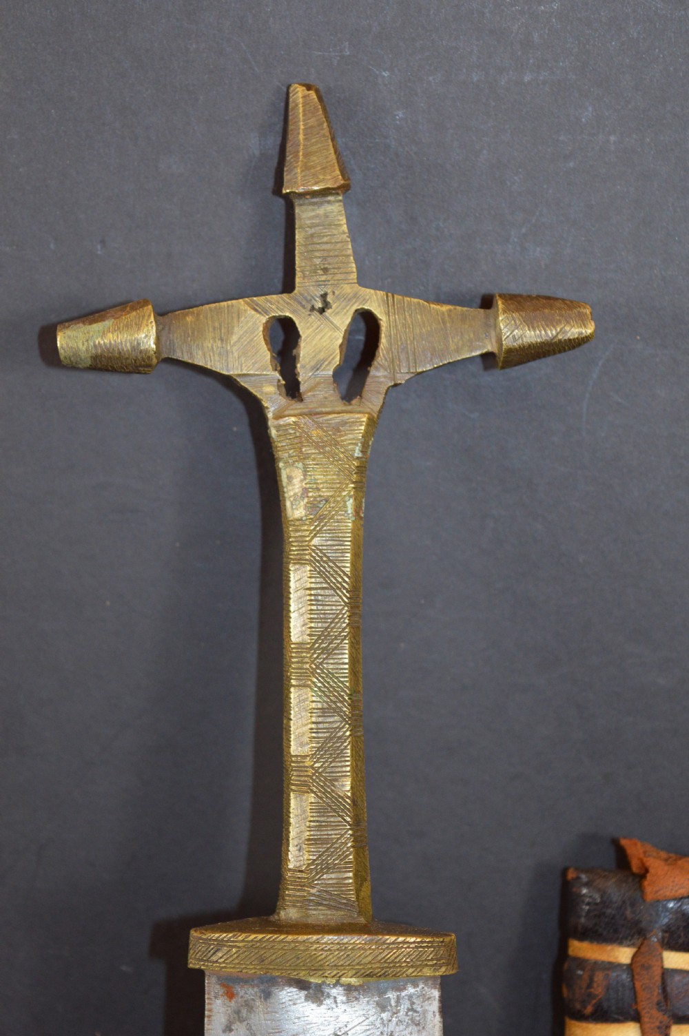 African Tuareg Sword / Scabbard,c1890 View XII
