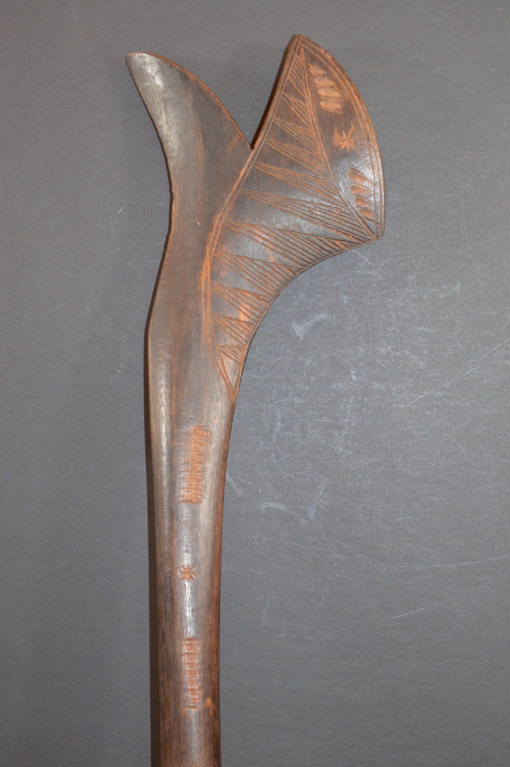 Fijian Gunstock War Club,c1920 View IX