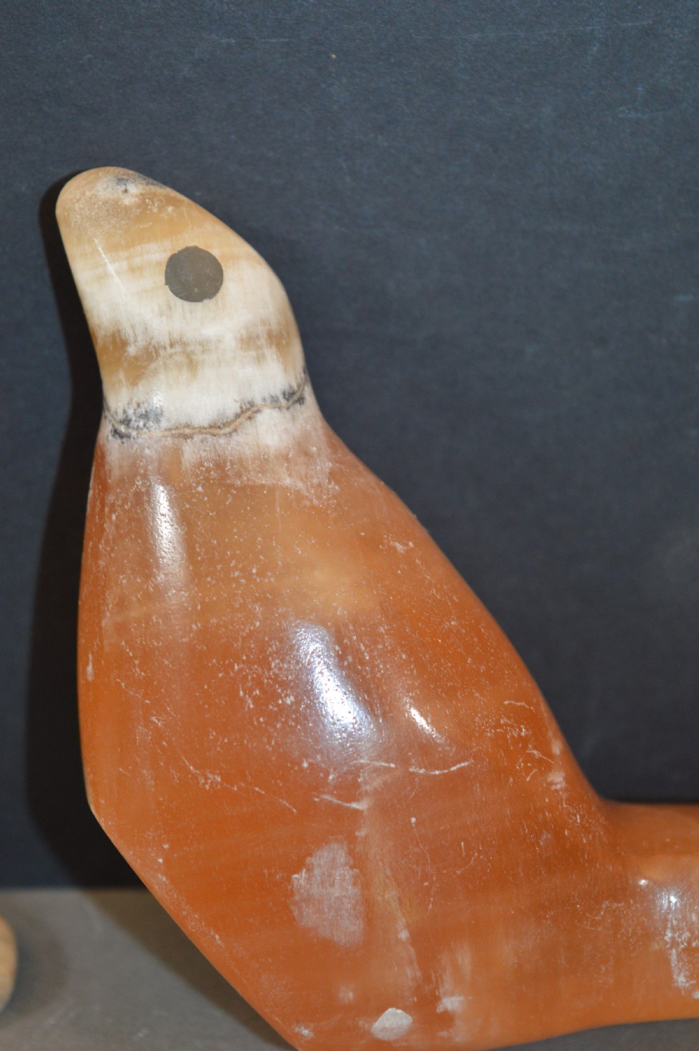 3 Inuit Carved Stone Statues,c1920 View VII